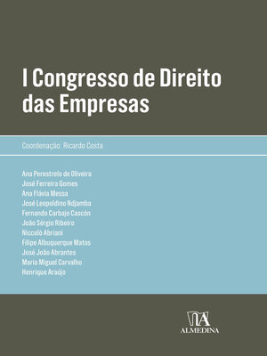 cover image of I Congresso de Direito das Empresas